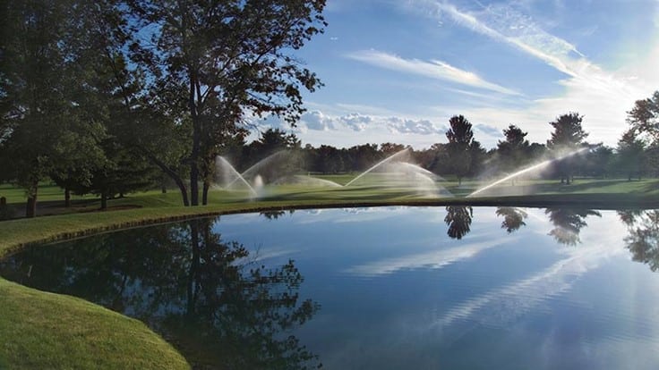 golf course irrigation pond
